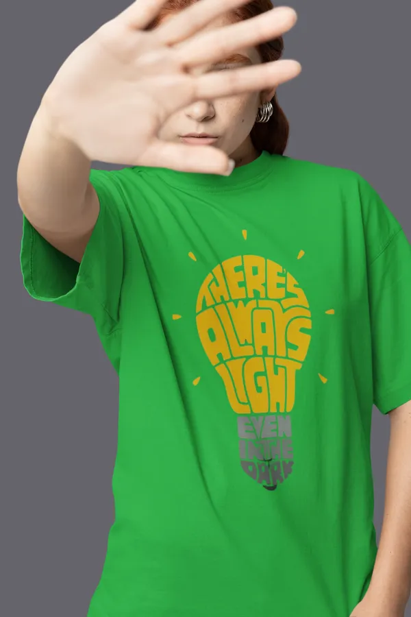 Green_Cotton_Oversized_T-Shirt_For_Women