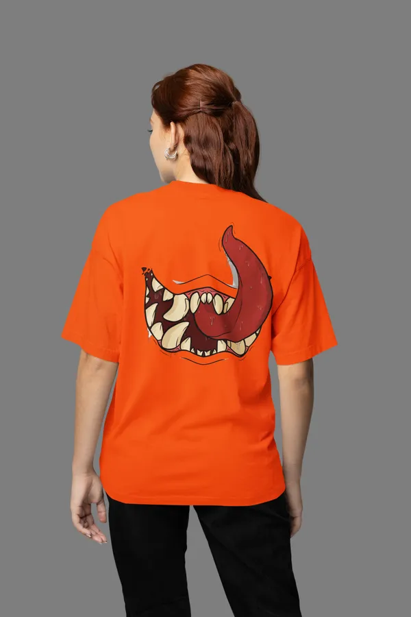Orange_Cotton_Oversized_Graphic_T-Shirt_For_Women