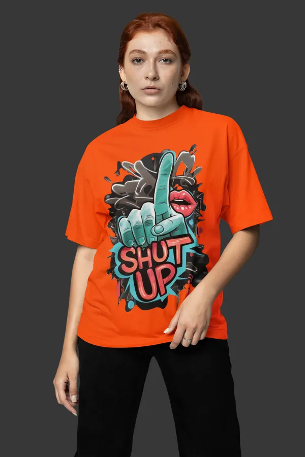 Orange_Cotton_Oversized_Graphic_T-Shirt_For_Women