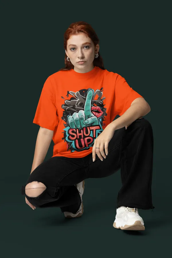 Orange_Cotton_Oversized_Graphic_T-Shirt_For_Women