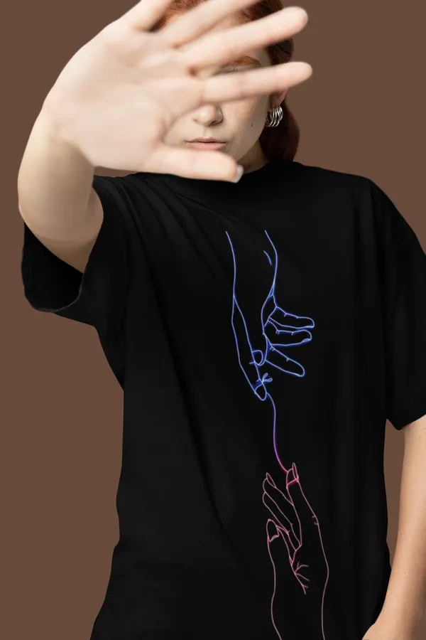 Black_Cotton_Oversized_Graphic_T-Shirt_For_Women