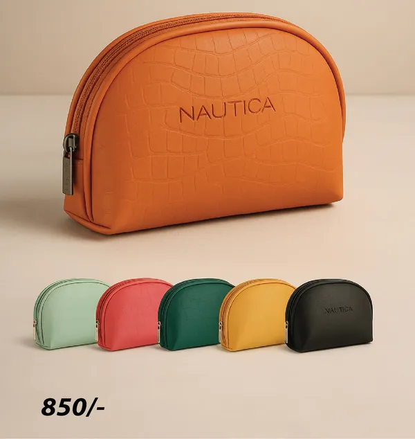 Brown_Polyurethane_Cosmetic_Pouch_For_Men_&_Women
