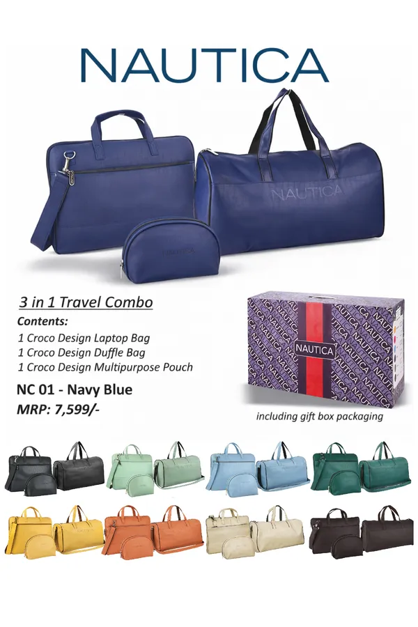 Blue_Polyurethane_Travel_&_Luggage_Sets_For_Men_&_Women
