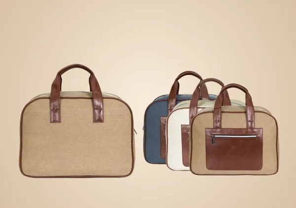 Beige_Polyurethane_Travel_Bag_For_Men_&_Women
