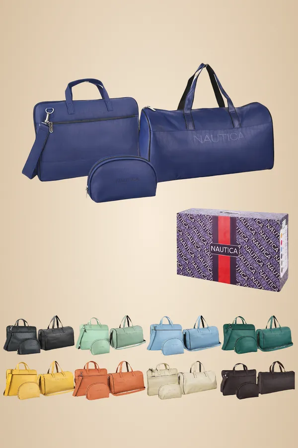 Blue_Polyurethane_Travel_&_Luggage_Sets_For_Men_&_Women