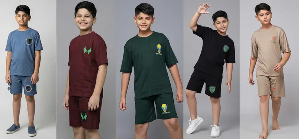 Multicolor_Premium_Tencil_Co-Ord_Sets_For_Boys_(Pack_Of_5)