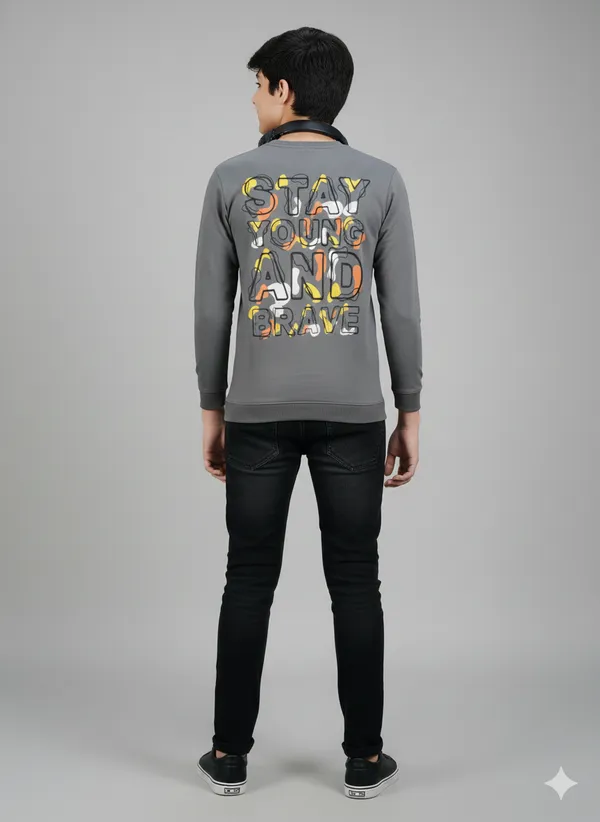 Multicolor_Premium_Looper_T-Shirt_For_Boys_(Pack_Of_3)