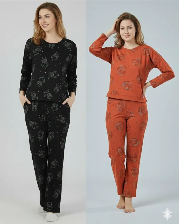 Multicolor_Premium_Cotton_Co-Ord_Set_For_Women(Pack_Of_2)