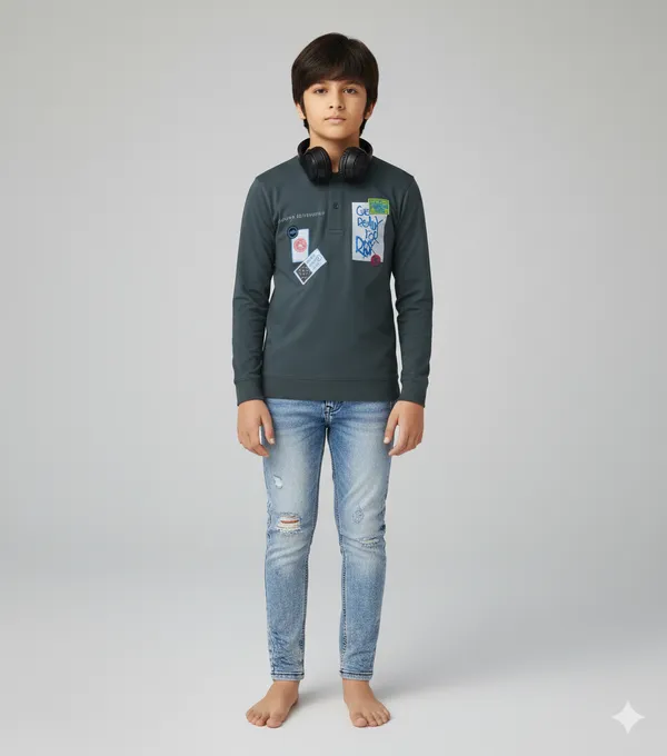 Multicolor_Premium_Tencil_T-Shirt_For_Boys_(Pack_Of_2)