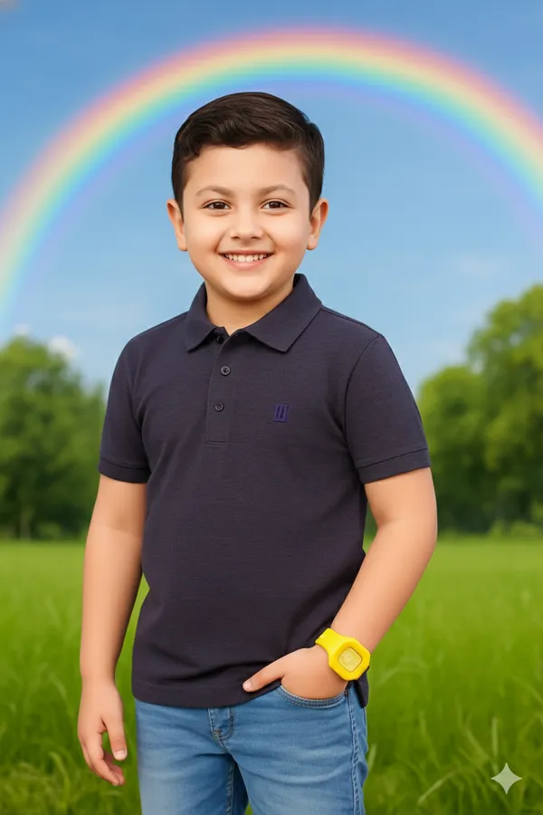 Multicolor_Premium_Denim_Matty_T-Shirt_For_Boys_(Pack_Of_5)