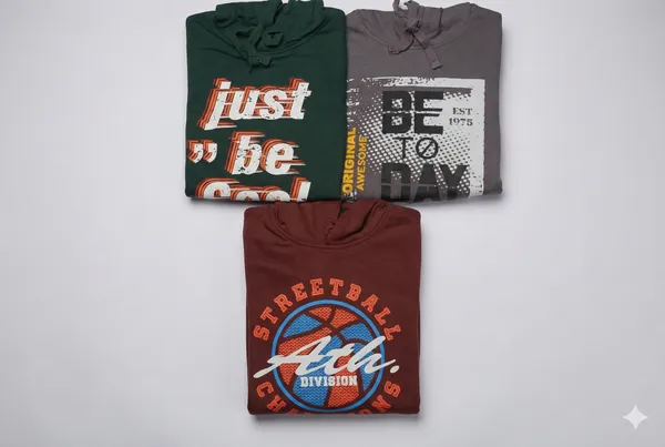 Multicolor_Premium_Looper_T-Shirt_For_Boys_(Pack_Of_3)