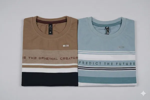 Multicolor_Premium_Cotton_T-Shirt_For_Men_(Pack_Of_2)