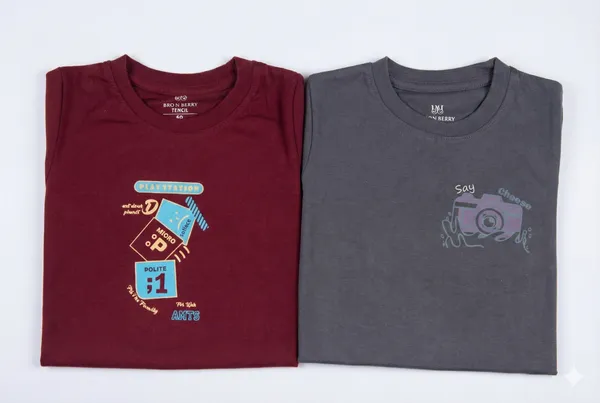 Multicolor_Premium_Tencil_T-Shirt_For_Boys_(Pack_Of_2)