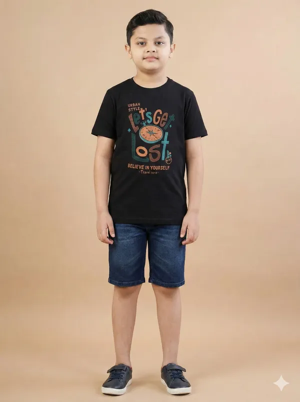 BNB_BOYS_NORMAL_TENCIL_T-SHIRT_H/S,_3001_(Pack_Of_4)