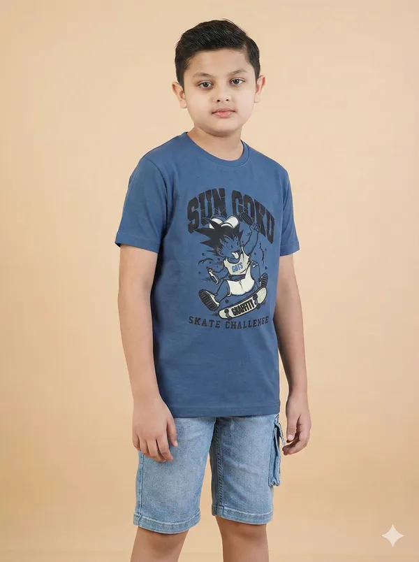 BNB_BOYS_NORMAL_TENCIL_T-SHIRT_H/S,_3001_(Pack_Of_4)