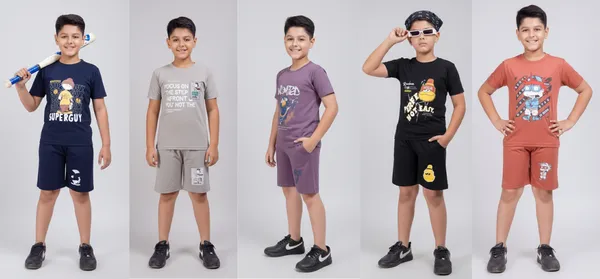 Multicolor_Premium_Tencil_Co-Ord_Sets_For_Boys_(Pack_Of_5)