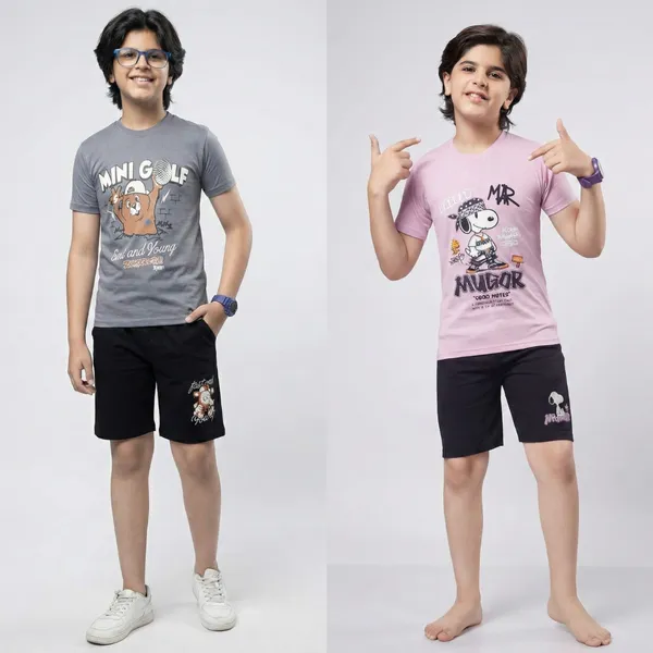 BNB_TENCIL_ROUND_NECK_SHORTS_SET,_3401_(Pack_Of_2)