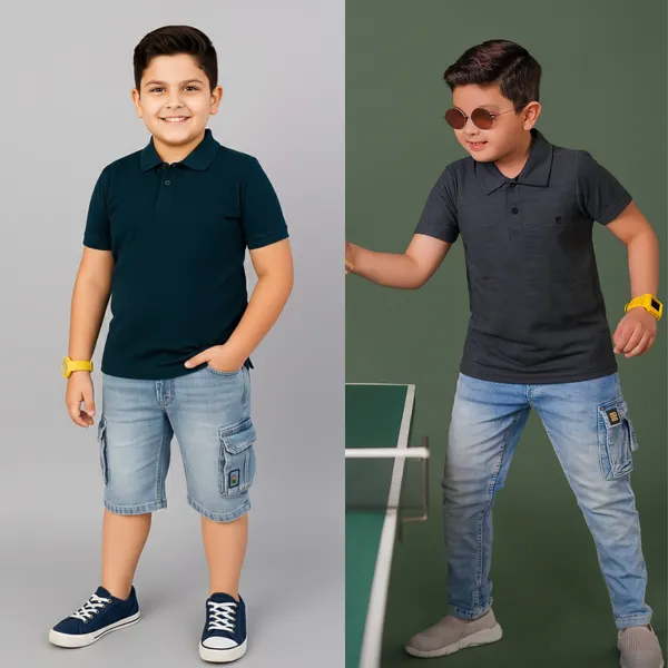 Multicolor_Premium_Denim_Matty_T-Shirt_For_Boys_(Pack_Of_2)