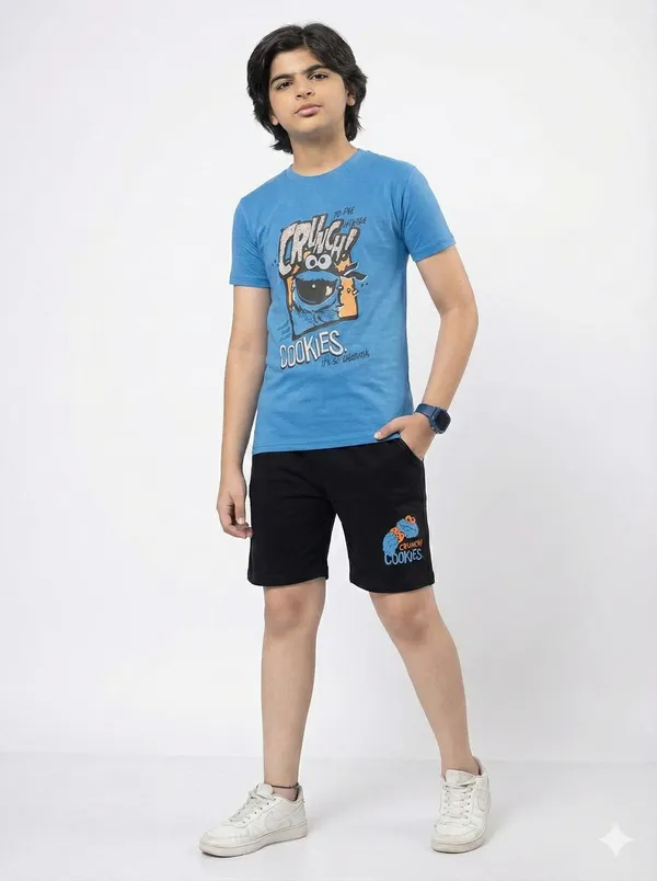 BNB_TENCIL_ROUND_NECK_SHORTS_SET,_3401_(Pack_Of_5)