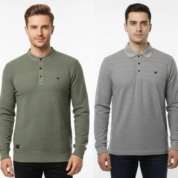 Multicolor_Premium_Cotton_T-Shirt_For_Men_(Pack_Of_2)