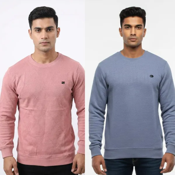 Multicolor_Premium_Cotton_T-Shirt_For_Men_(Pack_Of_2)