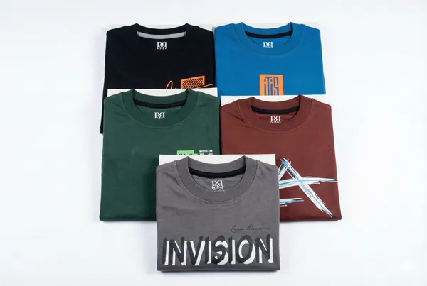 Multicolor_Premium_Looper_T-Shirt_For_Boys_(Pack_Of_5)
