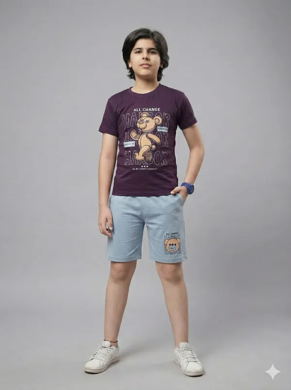 BNB_TENCIL_ROUND_NECK_SHORTS_SET,_3401_(Pack_Of_3)