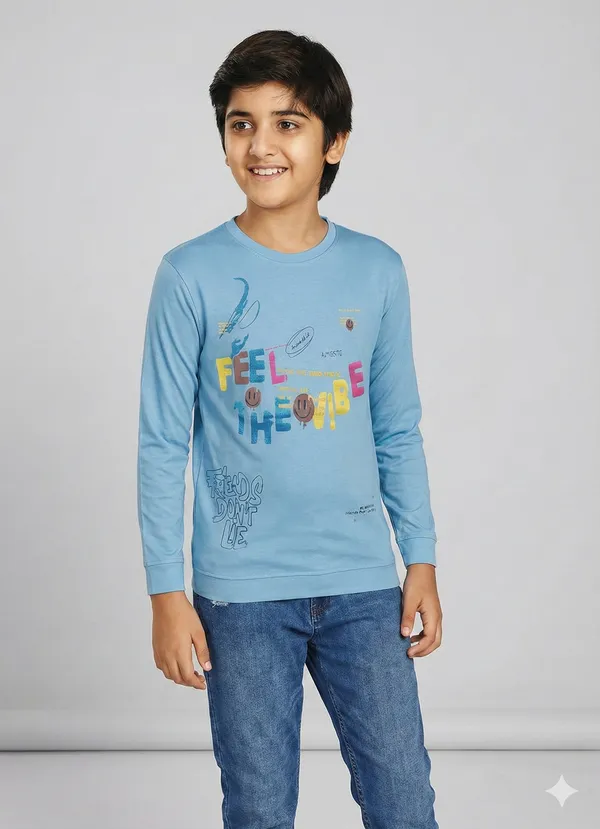 Multicolor_Premium_Slub_Lycra_T-Shirt_For_Boys_(Pack_Of_2)