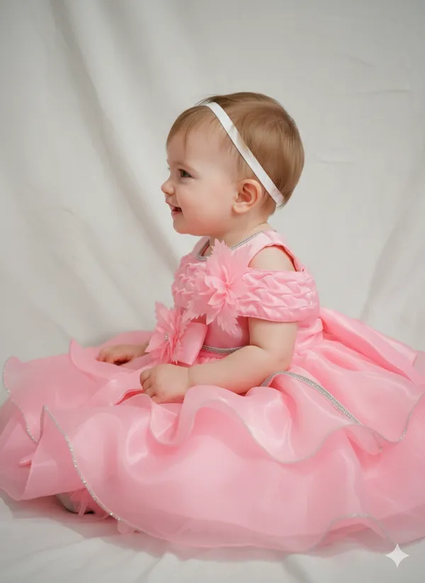 Pink_Colour_Frock_For_Your's_Loves_One__Baby_Softy_Premium_Dress