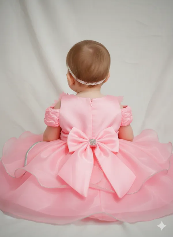 Pink_Colour_Frock_For_Your's_Loves_One__Baby_Softy_Premium_Dress