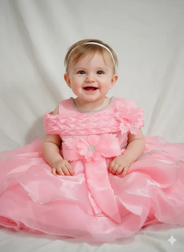 Pink_Colour_Frock_For_Your's_Loves_One__Baby_Softy_Premium_Dress
