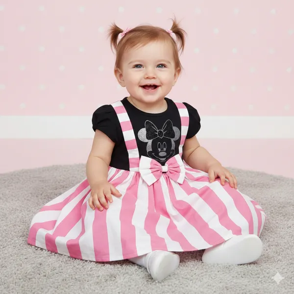 Pink_And_Black_Colour_Frock_For_Yous_Loves_One__Baby_Softy_Cotton_Material