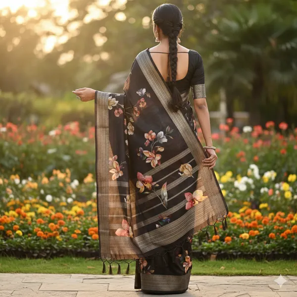 Brown_Premium_Soft_Silk_Saree_With_Blouse_For_Women