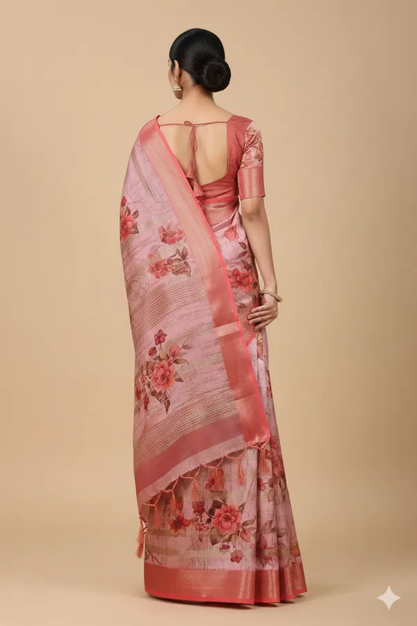 Pink_Premium_Soft_Silk_Saree_With_Blouse_For_Women
