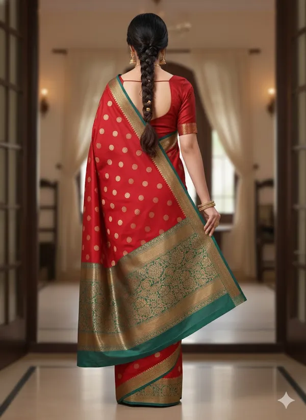 Red_Premium_Silk_Pattu_Saree_For_Women