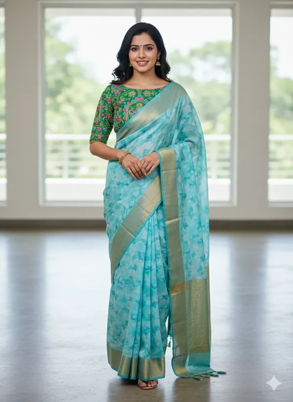 Blue_Premium_Crush_Silk_Saree_For_Women