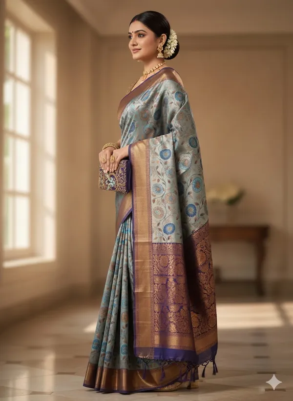 Sea_Blue_Premium_Traditional_Pattu_Saree_For_Women