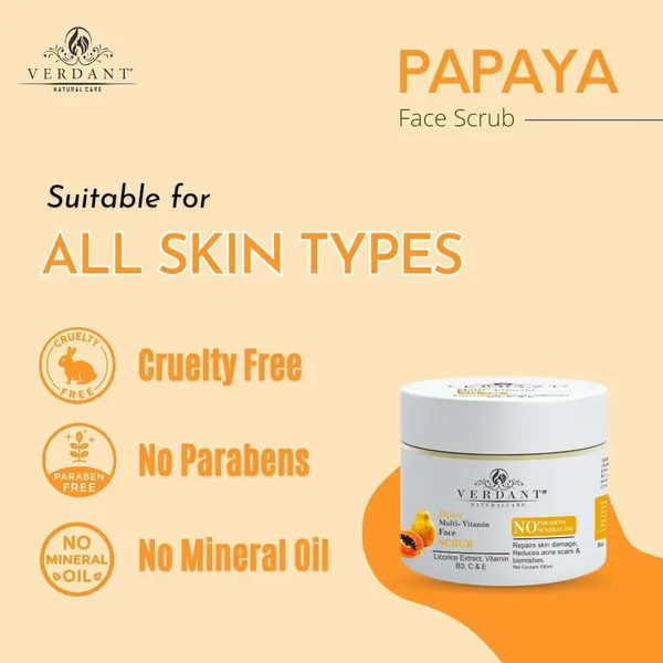 Papaya_Fruit_Face_Scrub_Unisex_100_Ml