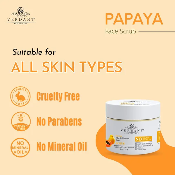 Papaya_Face_Scrub_Unisex_100_Ml