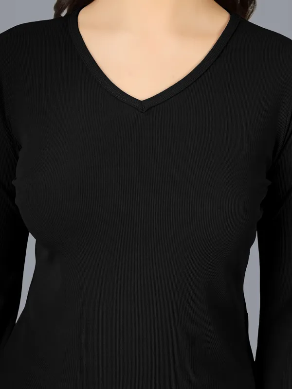Plus_Size_Co-Ord_Set_for_Women_|_Bootcut_Trouser_and_Bell_Sleeve_Top_Black