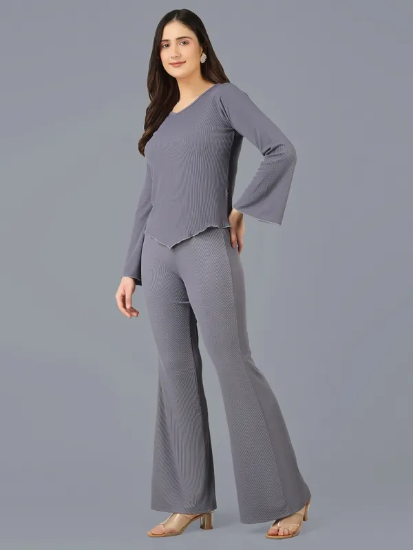 Plus_Size_Co-Ord_Set_for_Women_|_Bootcut_Trouser_and_Bell_Sleeve_Top_Grey