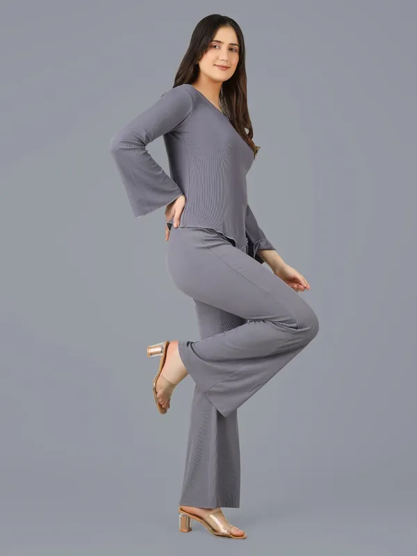 Plus_Size_Co-Ord_Set_for_Women_|_Bootcut_Trouser_and_Bell_Sleeve_Top_Grey