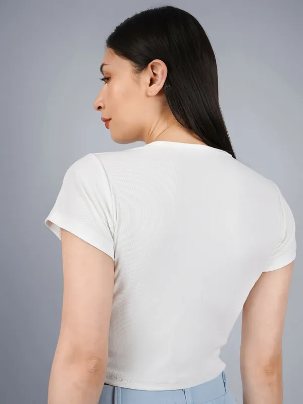 Plus_Size_Crop_Top_for_Women_Round_Neck_Short_Sleeve_Top