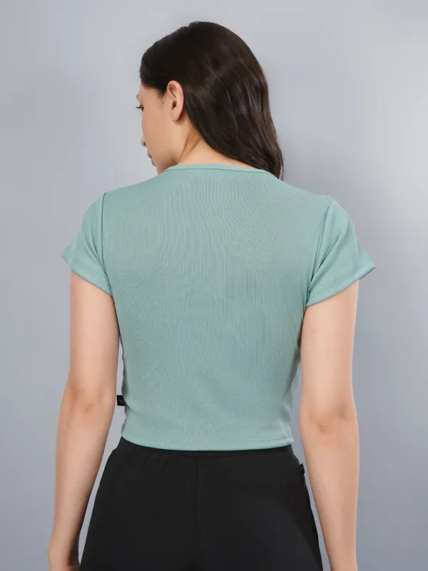 Plus_Size_Crop_Top_for_Women_Round_Neck_Short_Sleeve_Top