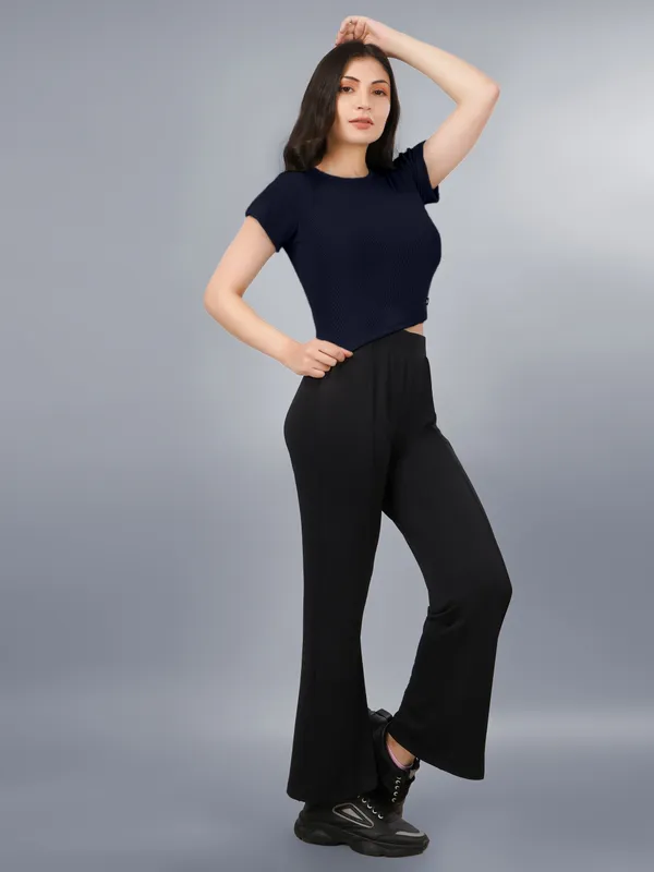 Plus_Size_Crop_Top_for_Women_Round_Neck_Short_Sleeve_Top