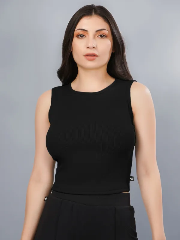 Plus_Size_Crop_Top_for_Women_Round_Neck_Sleeveless_Top