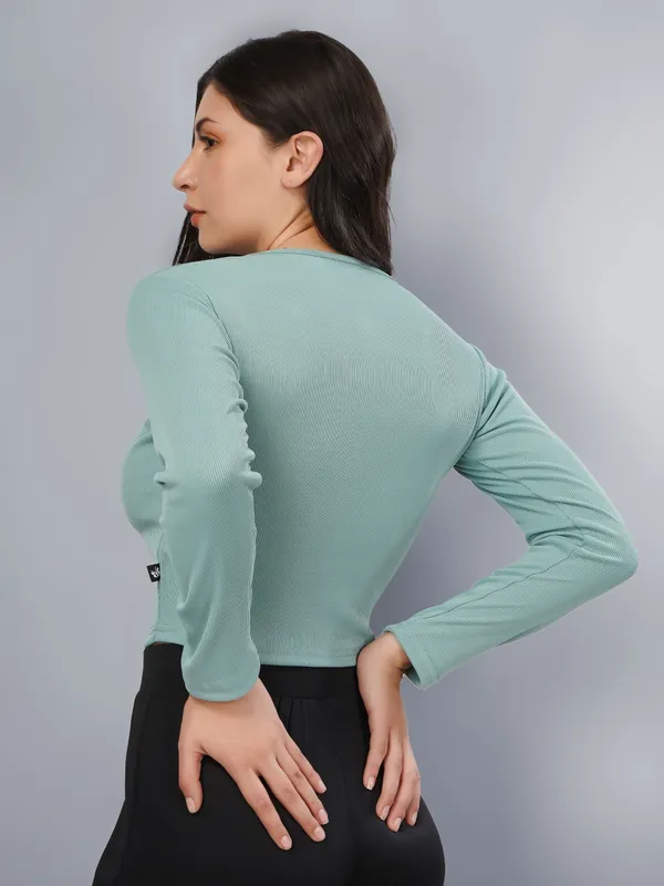 Plus_Size_Crop_Top_for_Women_Round_Neck_Top