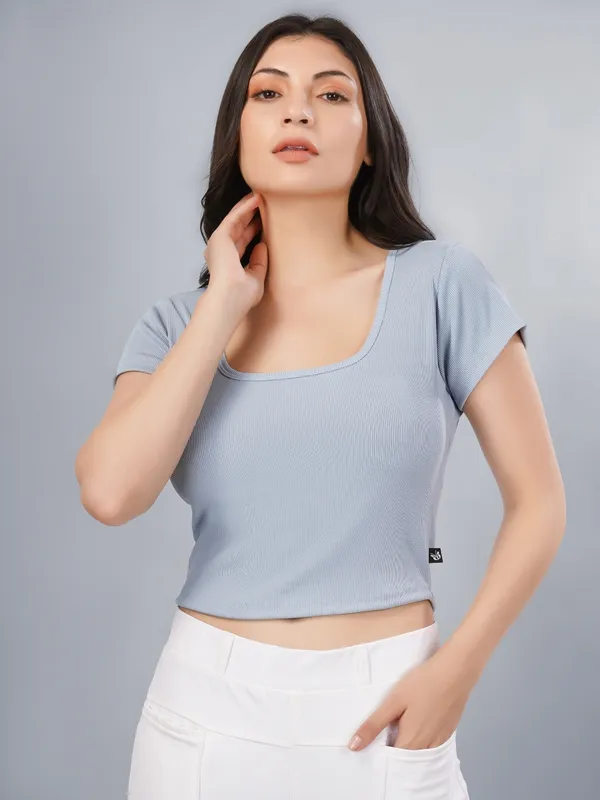 Plus_Size_Crop_Top_for_Women_Square_Neck_Short_Sleeve_Top