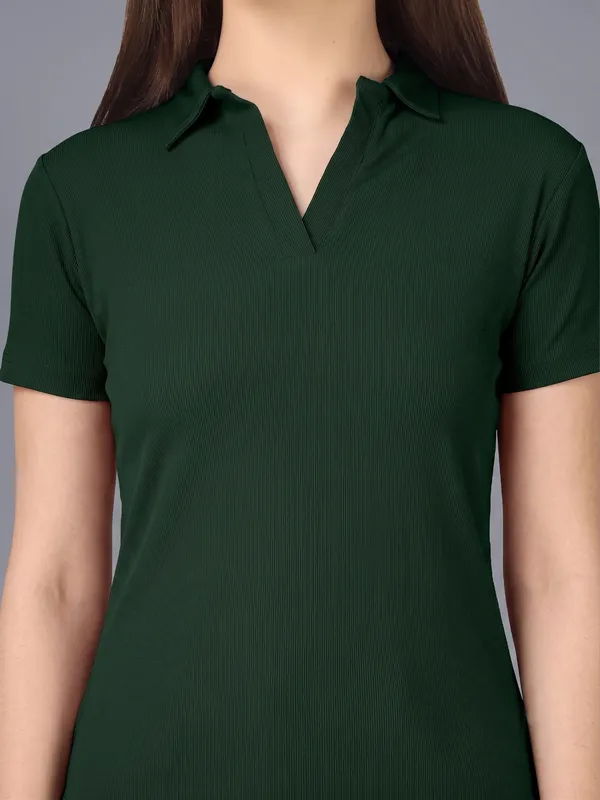 Plus_Size_Short_Sleeve_Polo_Collar_Tshirt_for_Women