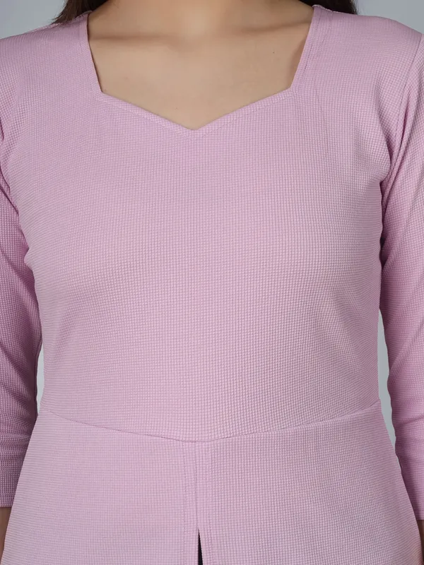Plus_Size_Women_Top_Office_Purple